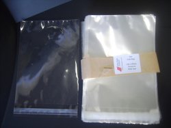 Cello bags 166x 229mm  With Tape